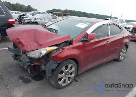 2012 Hyundai Elantra Limited (Ulsan Plant) from USA, damaged, VIN KMHDH4AE7CU312658